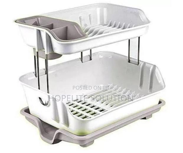 Rust Free 2 Layer Dish Rack - main view