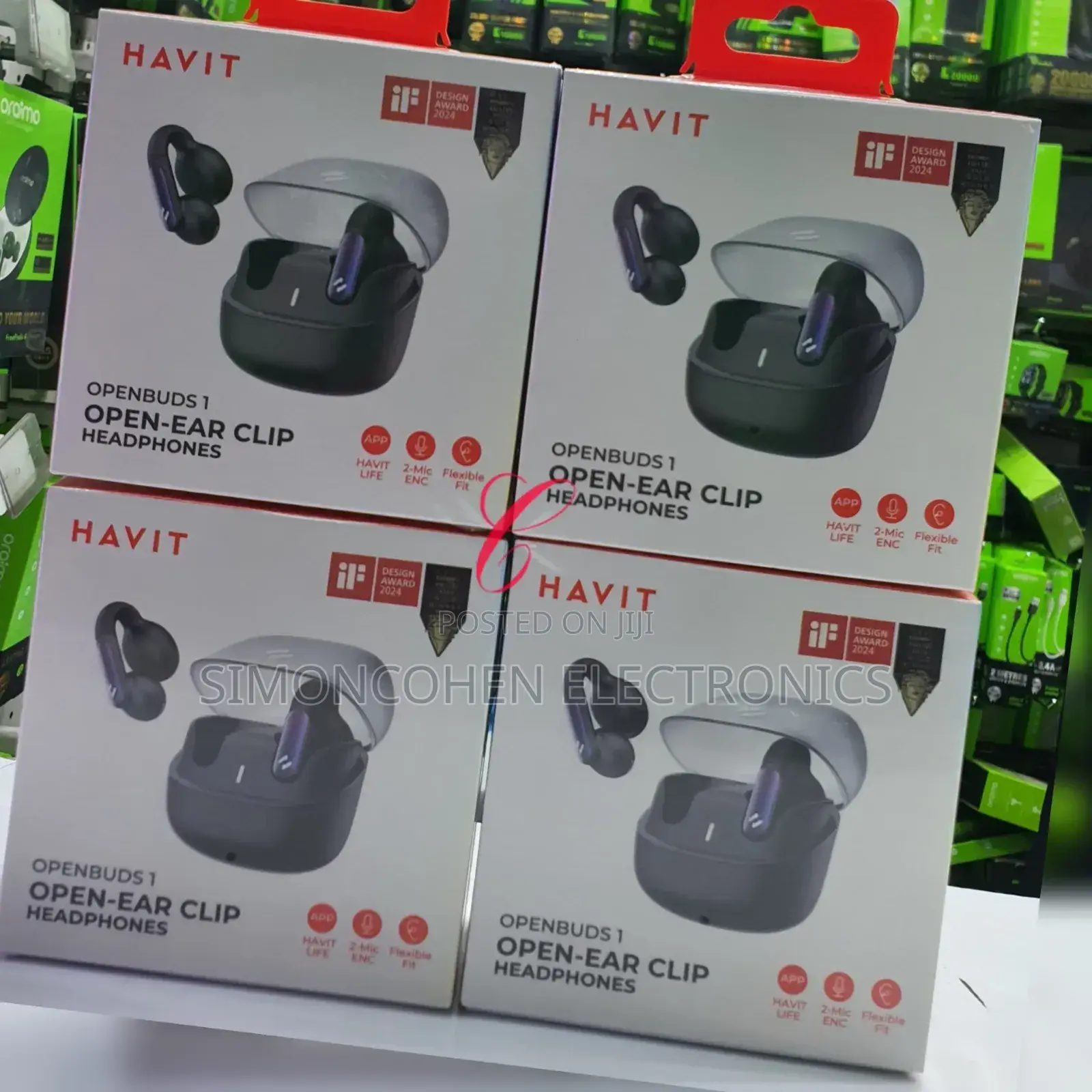 Havit Tw980 Openbuds 1 Open-Ear Clip Headphones