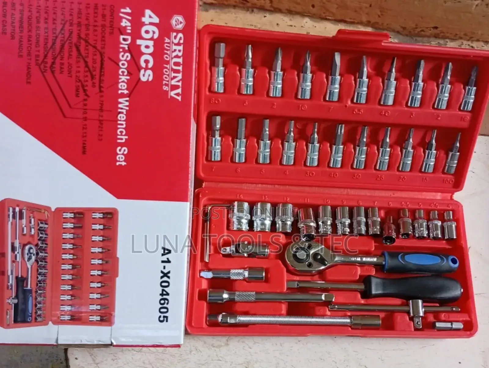 A1-X04605 46pcs Socket Wrench Set