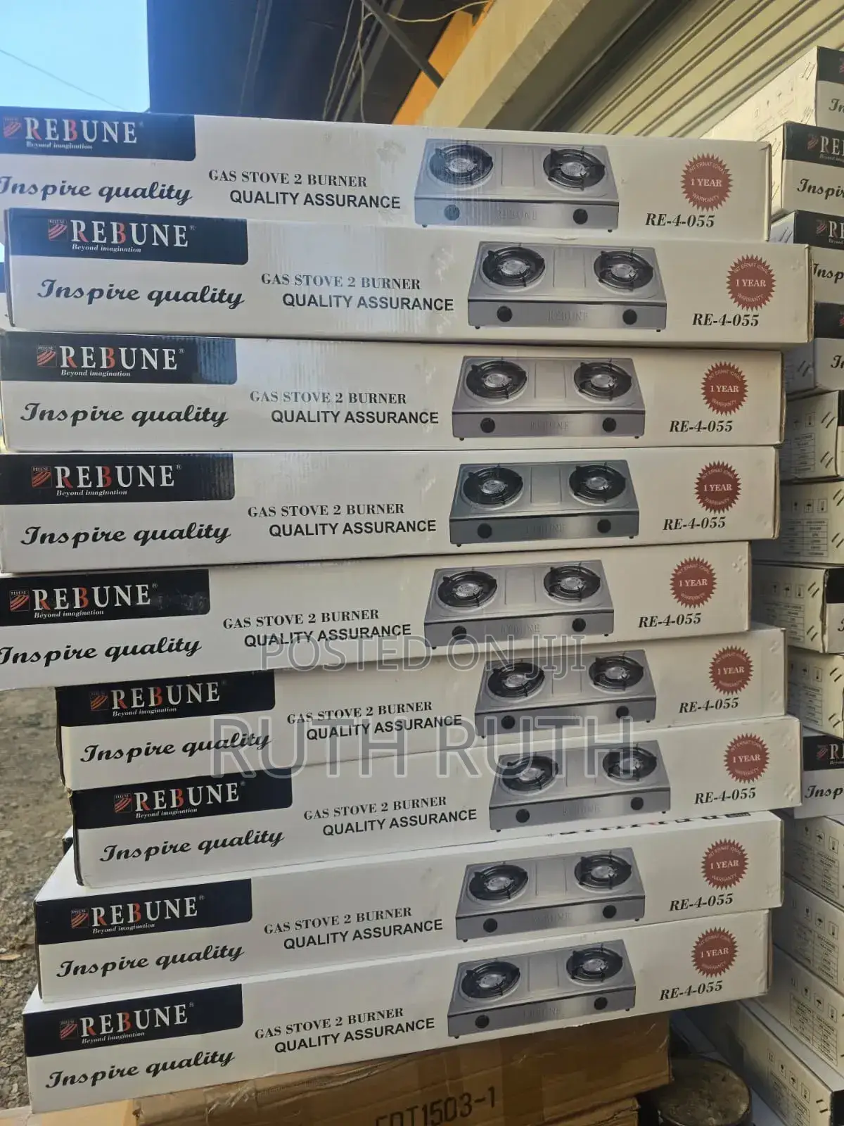 Rebune 2 Burner Gas Stove Cooker