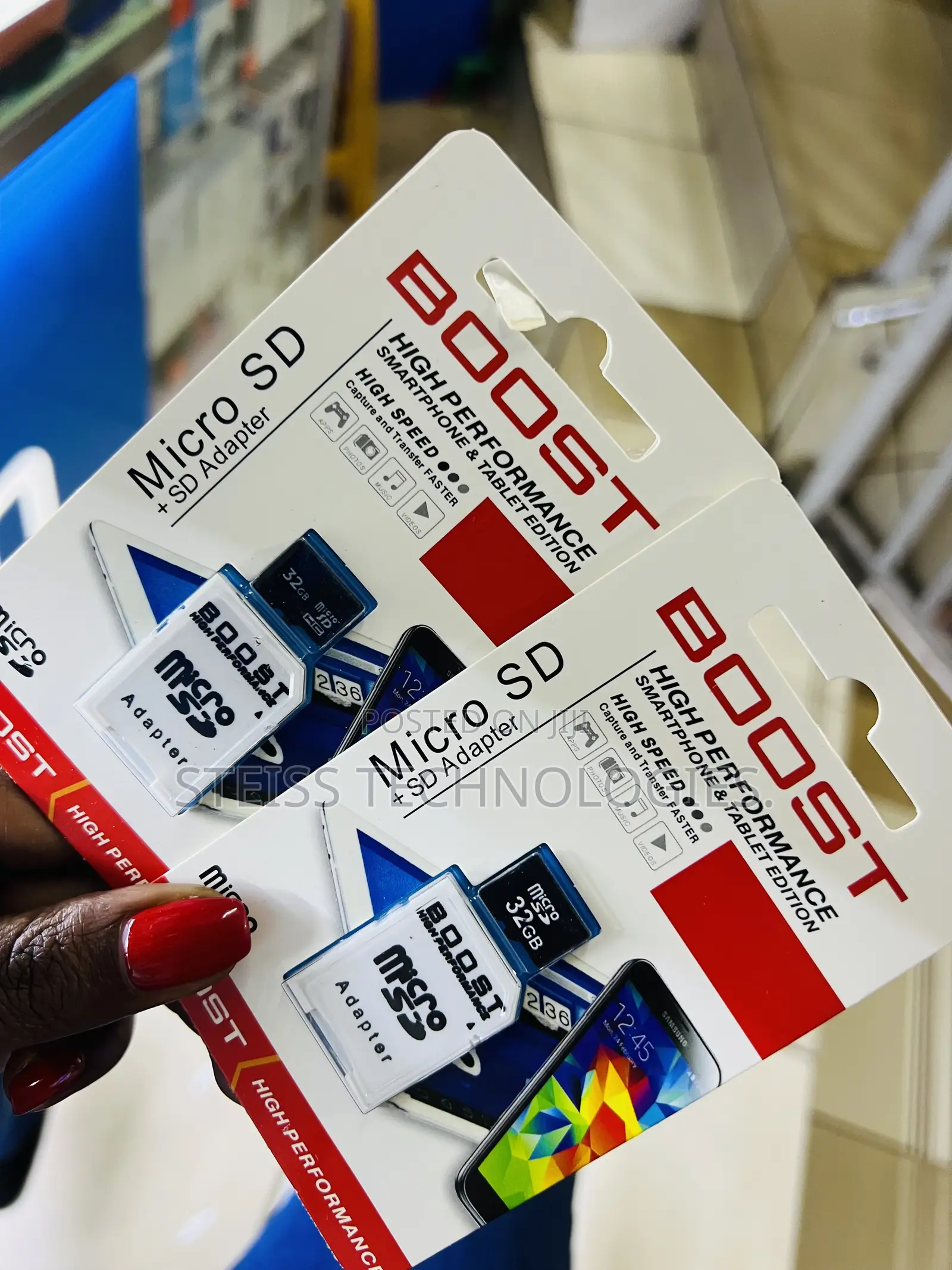 32gb Boost Memory Microsd:Cards