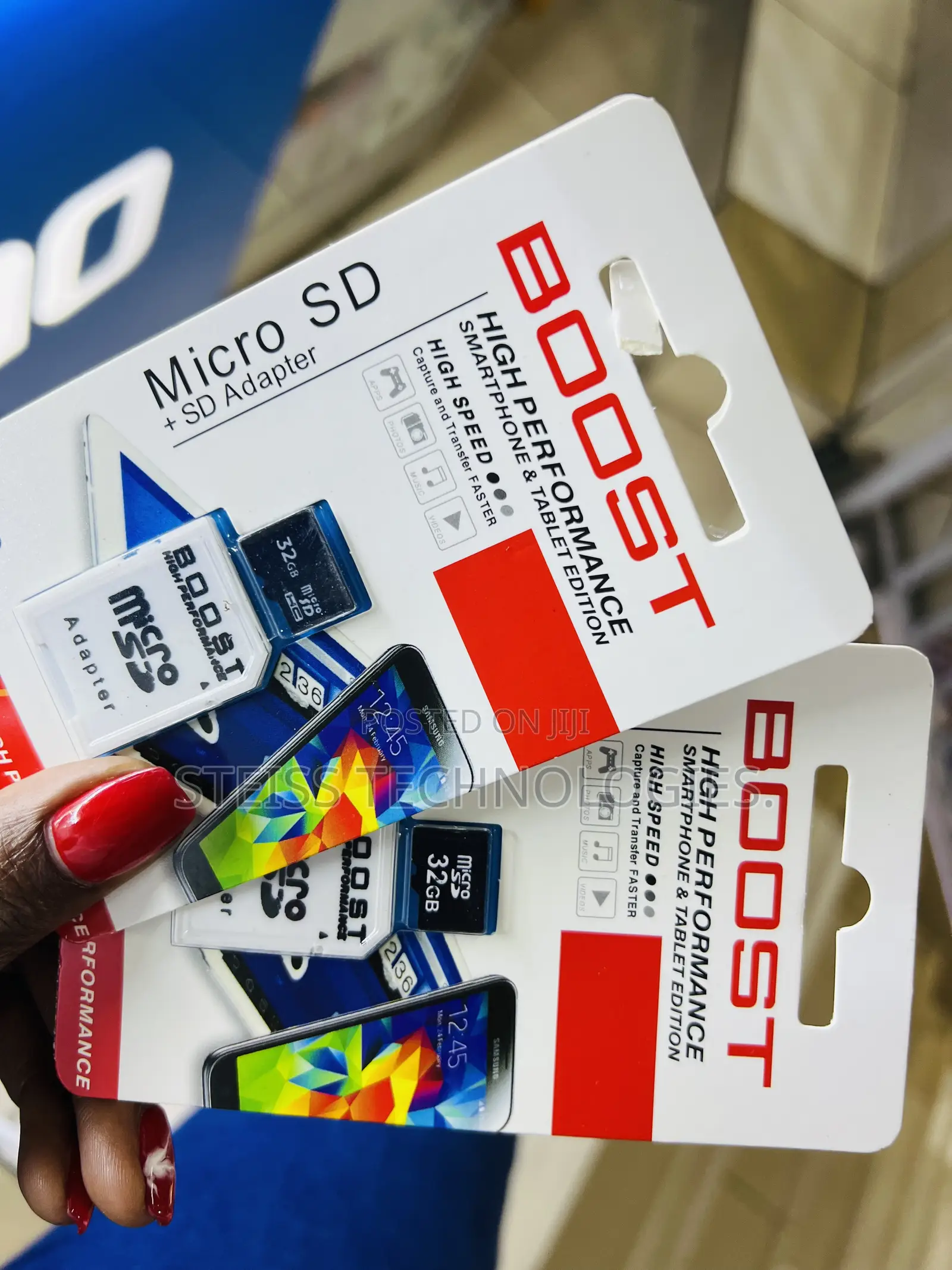 32gb Boost Memory Microsd:Cards