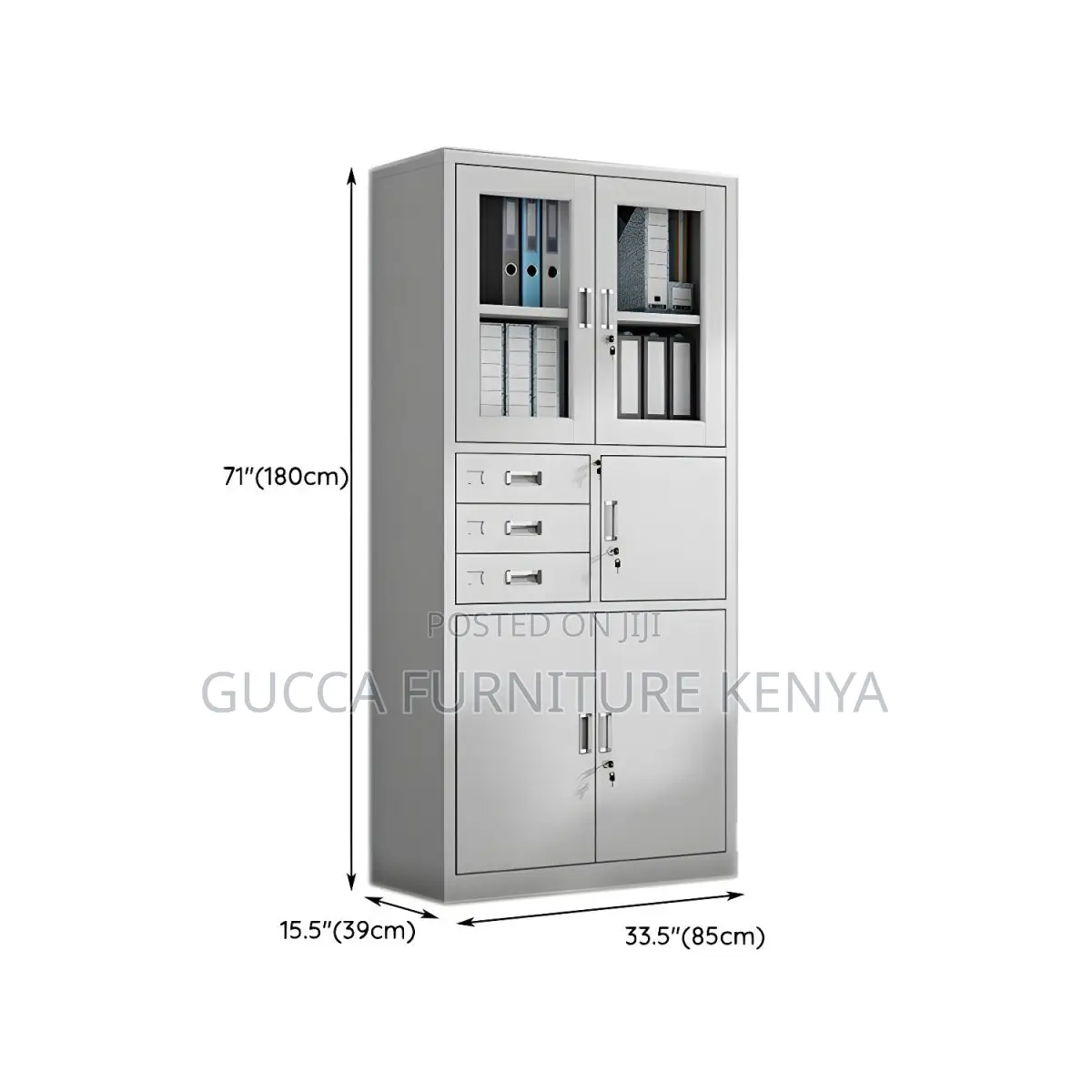 Cabinets:Secure White Metal Modern Filing Cabinet With Lock