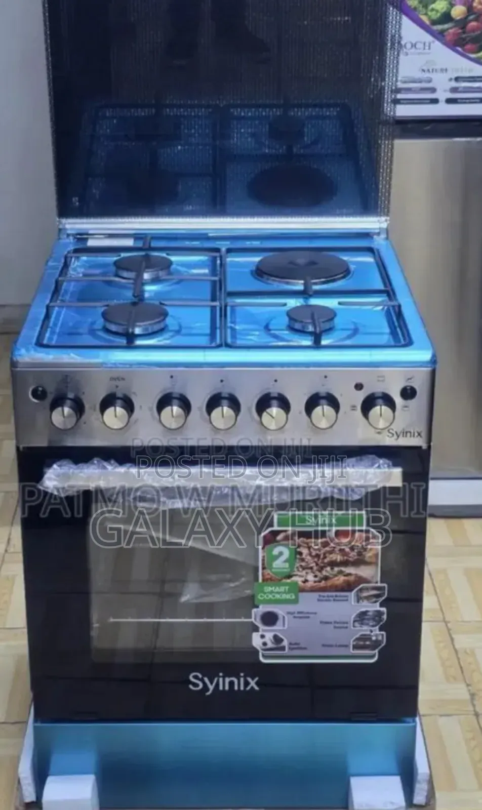 Syinix 60*60 3+1 With Gas Sensor Electric Oven