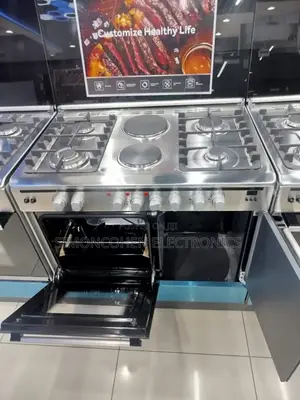 60*90 Haier 4+2 Standing Cooker With Gas Compartment