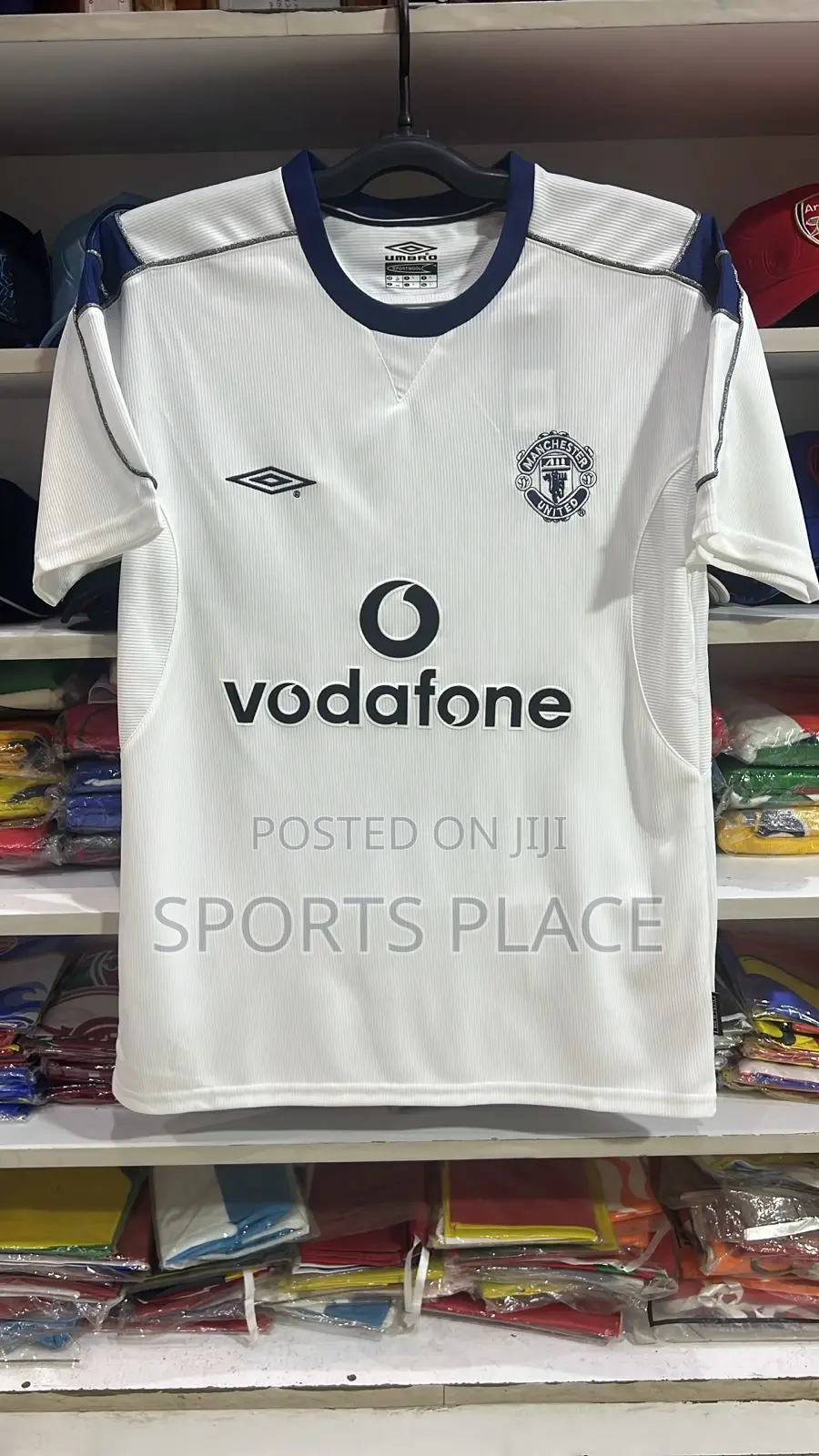 Manchester United 1999/00 ~ White Retro Away Shirt Jersey