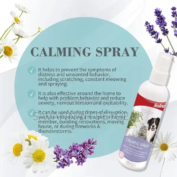 Bioline Calming Spray for Cats Dogs