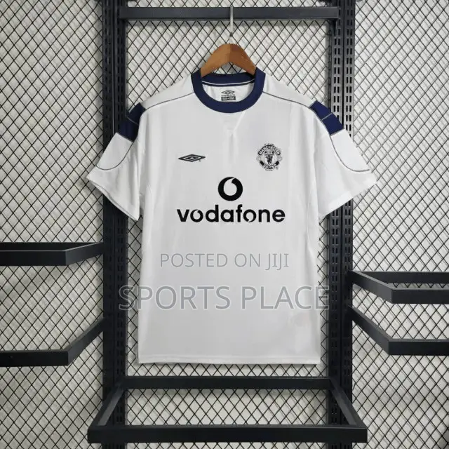 Manchester United 1999/00 ~ White Retro Away Shirt Jersey