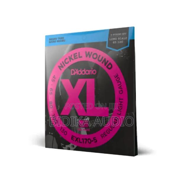 D’Addario 5 String Bass Guitar Set (Exl170-5)