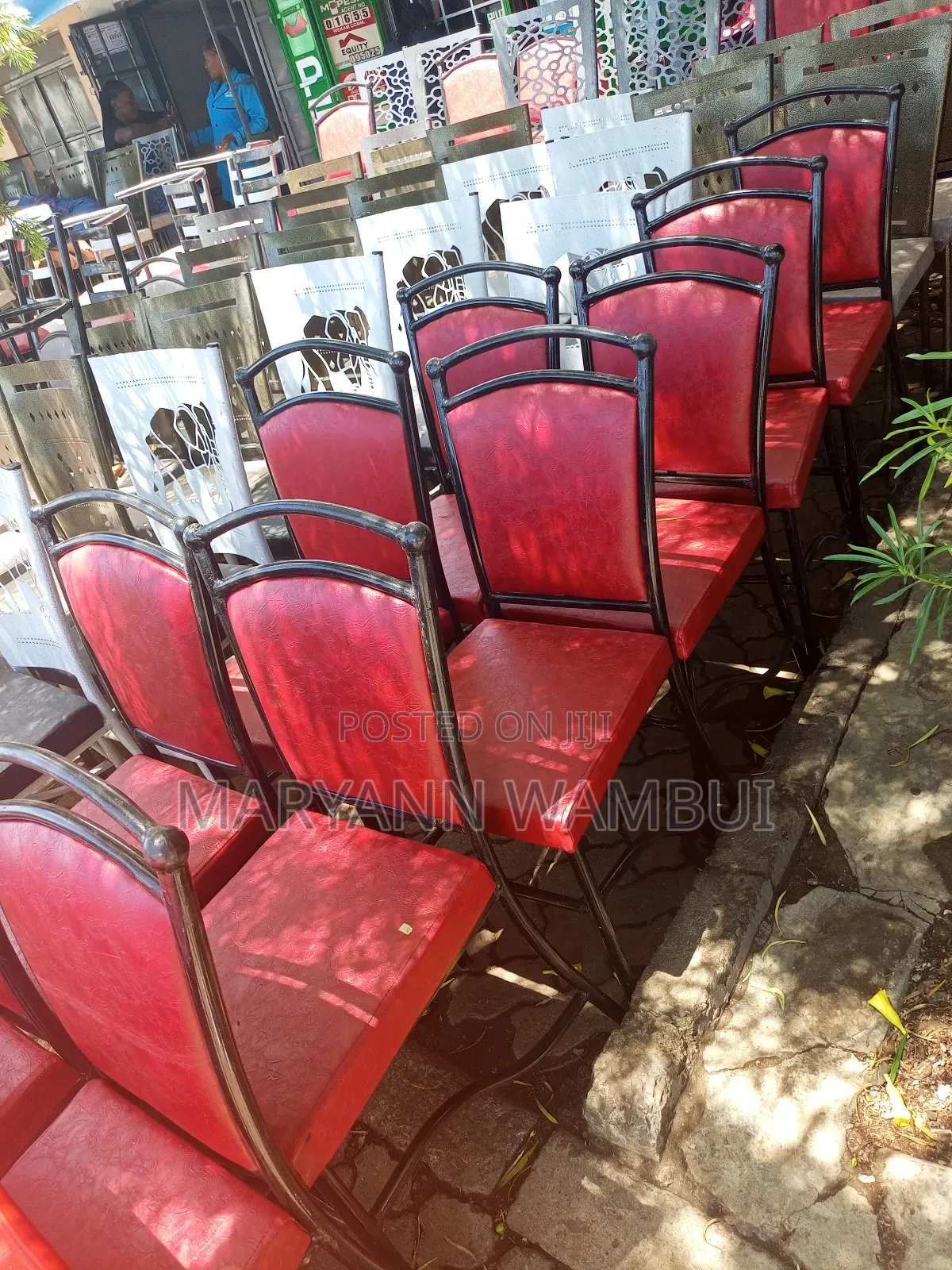 Maroon Hotel and Club Chairs