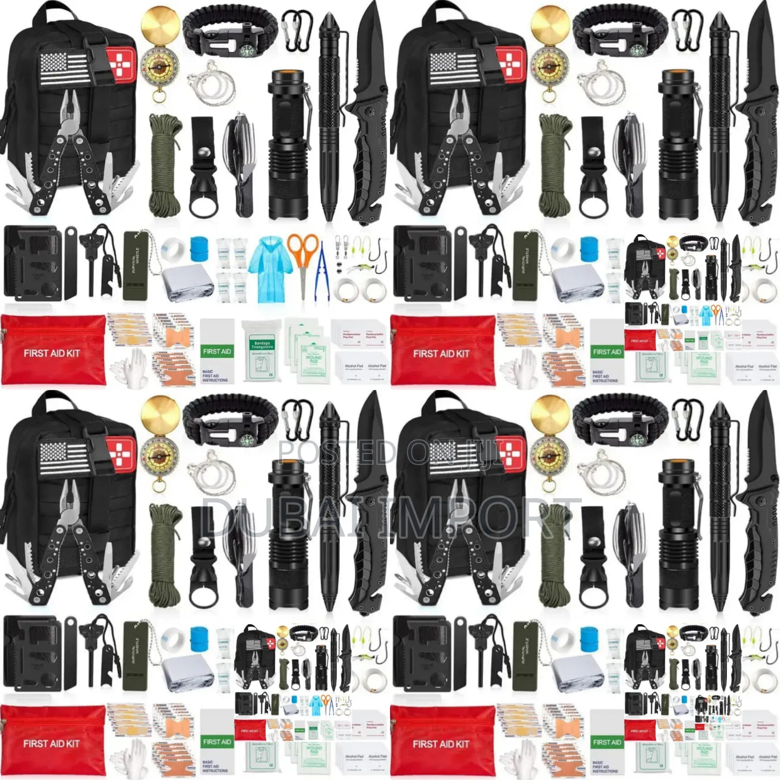 142pcs Professional Survival Gear and Equipment