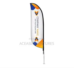 Outdoor Flag Teardrops/Feathers