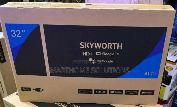 Skyworth 32e 32" Inch Frameless Smart Android Tv Bluetooth - thumbnail 3