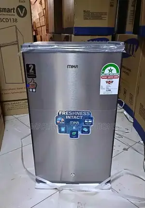 Mika 92ltrs Mrdcs92ds Single Door Fridge-Refrigerator Silver