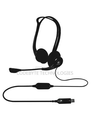 Logitech 960 Office Usb Headset With Noise-Canceling Mic - thumbnail 2