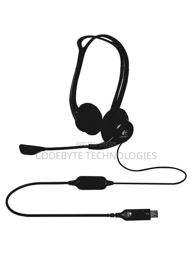 Logitech 960 Office Usb Headset With Noise-Canceling Mic - main view