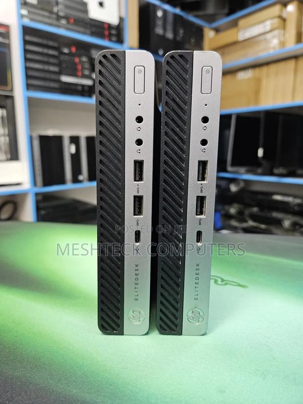 Desktop Computer HP EliteDesk 705 8GB AMD Ryzen 5 SSD 256GB - main view