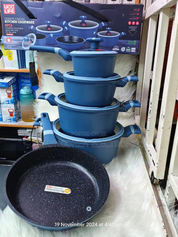 9pcs Granite Cookware - main view