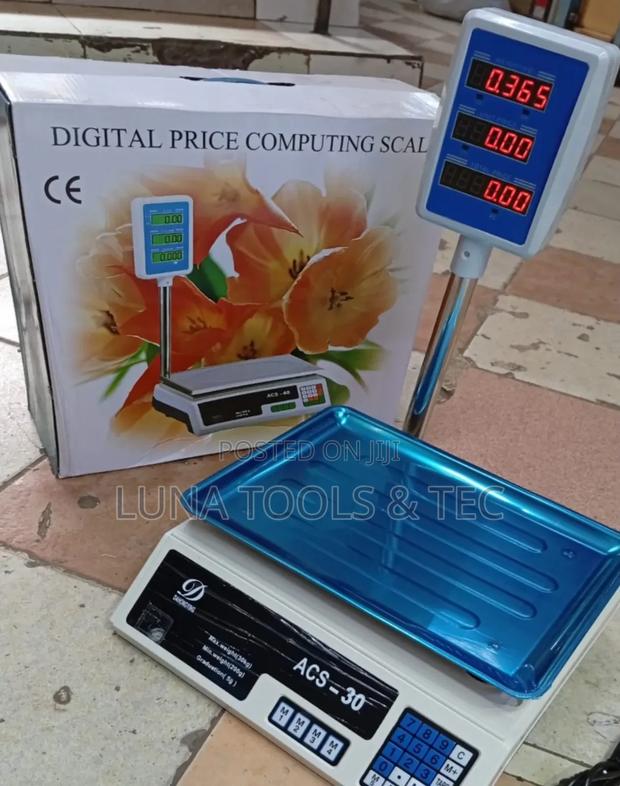 Rechargeable Digital Computing Scale 30kg - main view