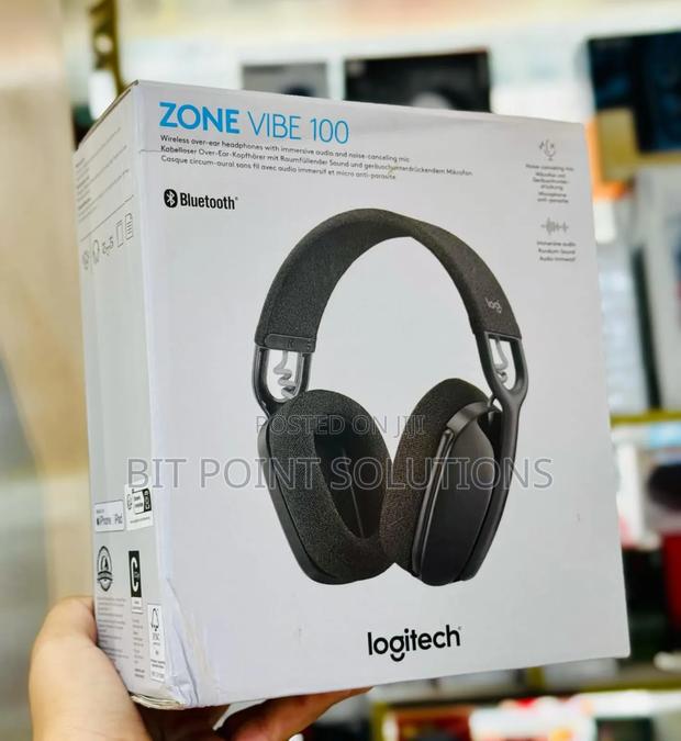 Logitech Zone Vibe 100 Wireless Bluetooth Headset// Zone 100 - main view