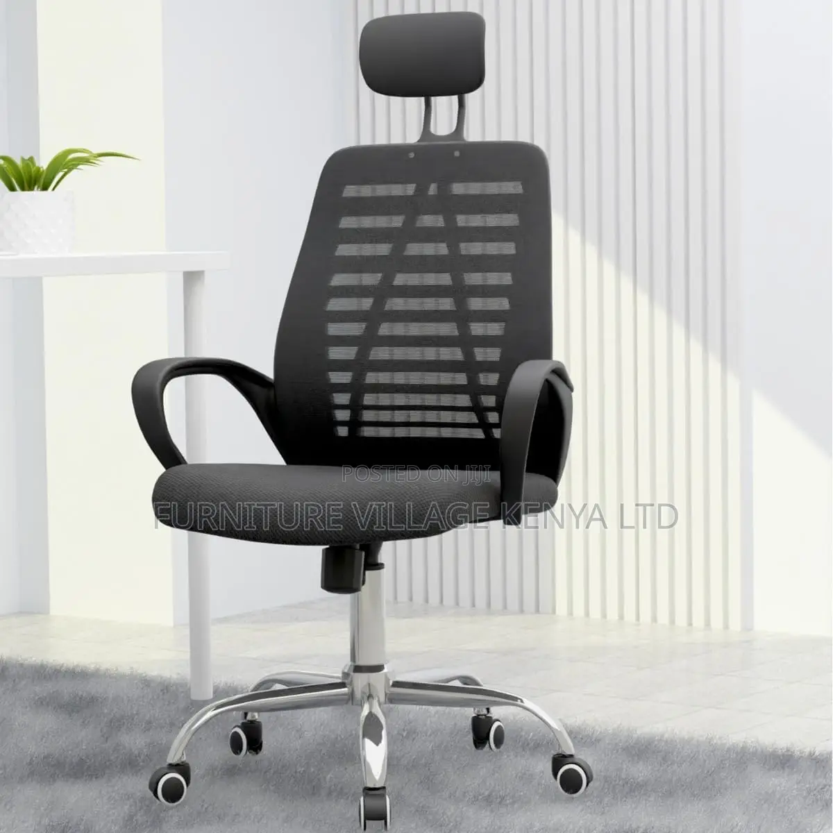 Fabric Premium Office Chair, Black