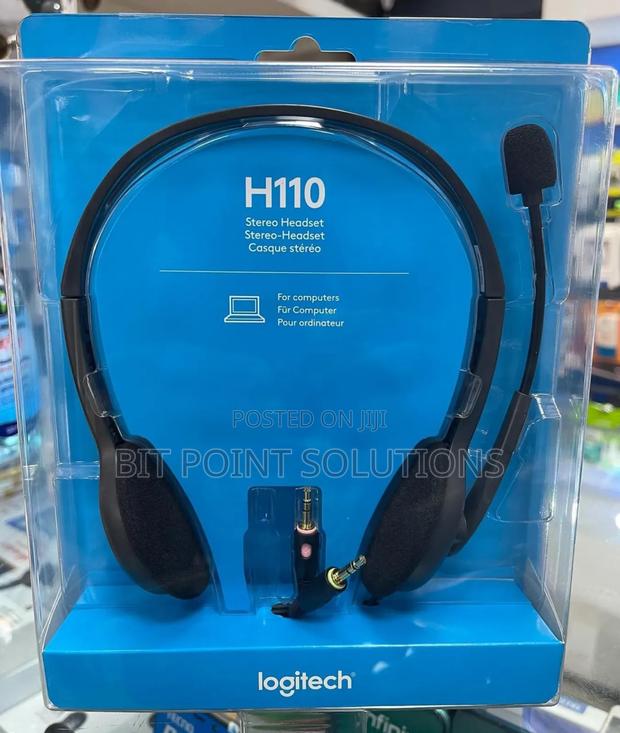 Logitech H110 Stereo Headset // Logitech H110 Dual Jack - main view