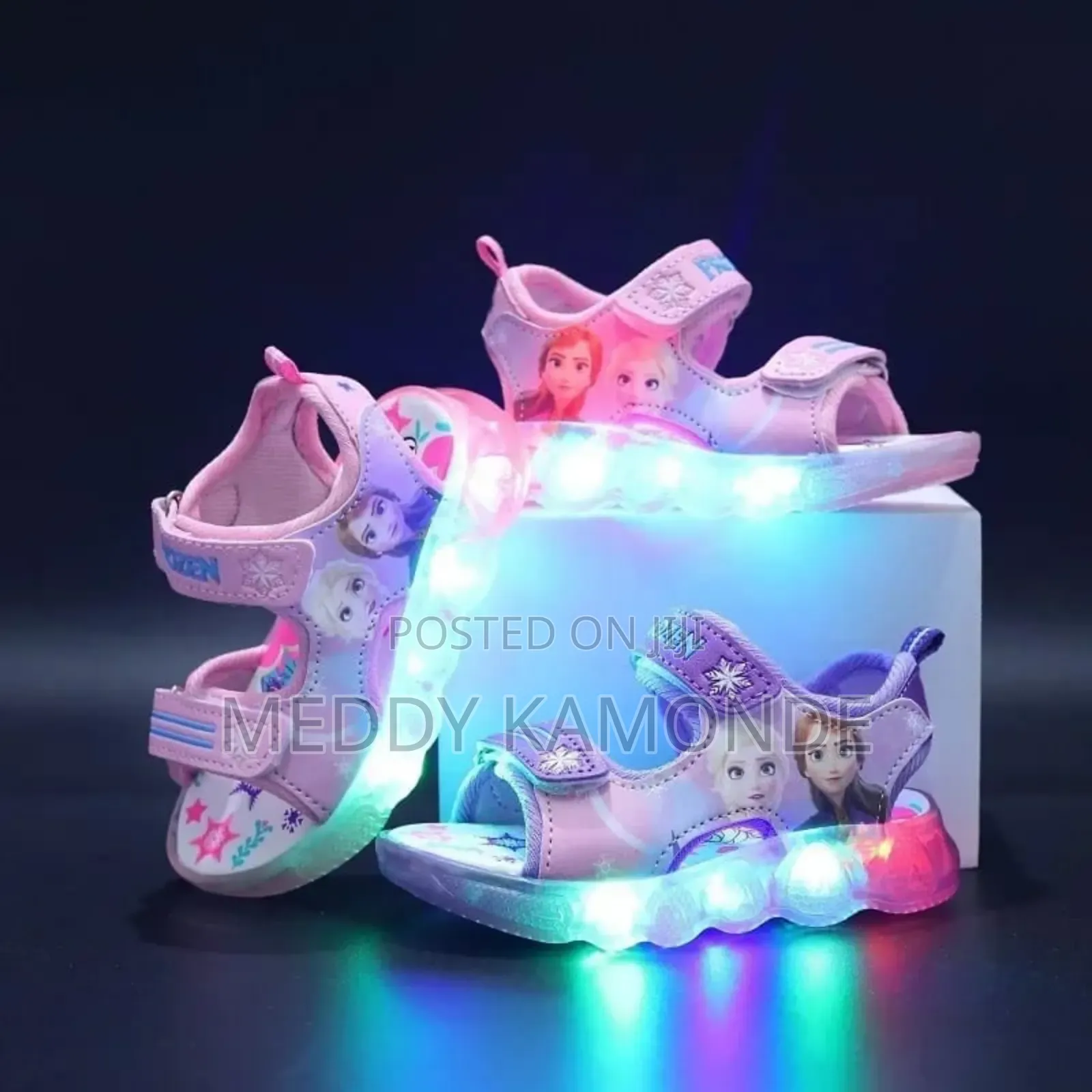 Cartoon Theme Girls Open Shoes
