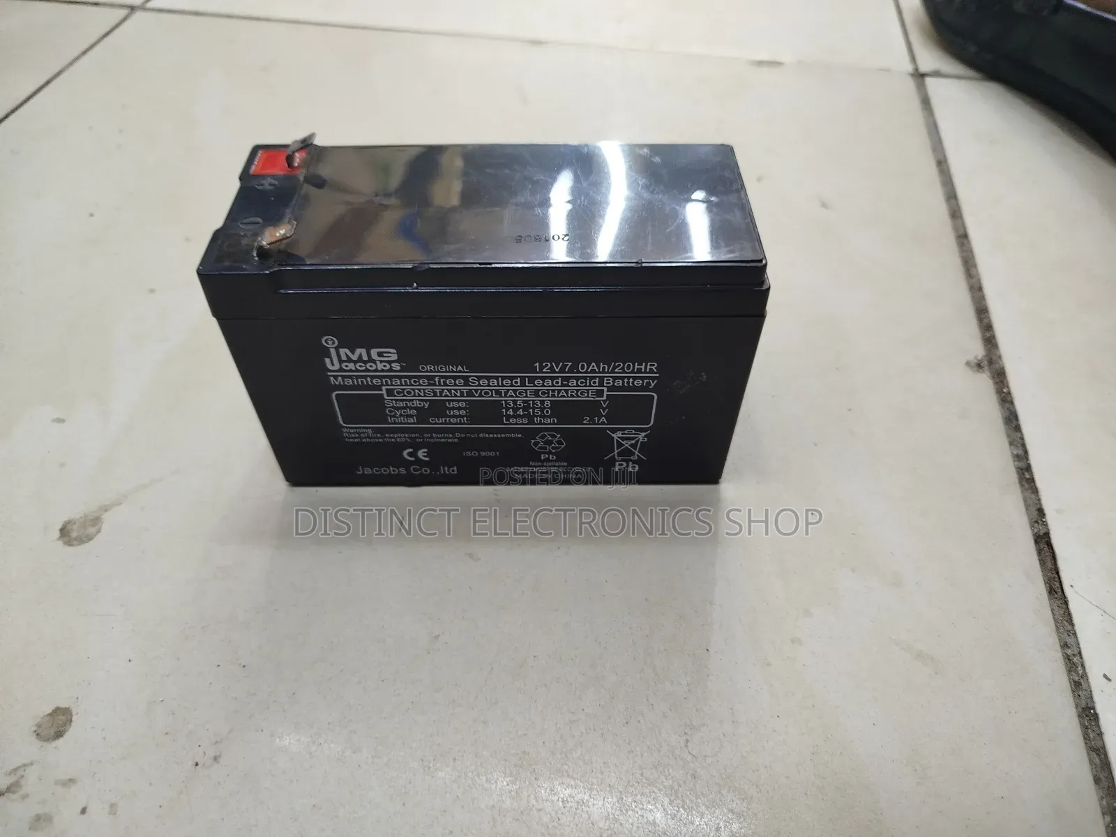 Jacobs Battery 7ah