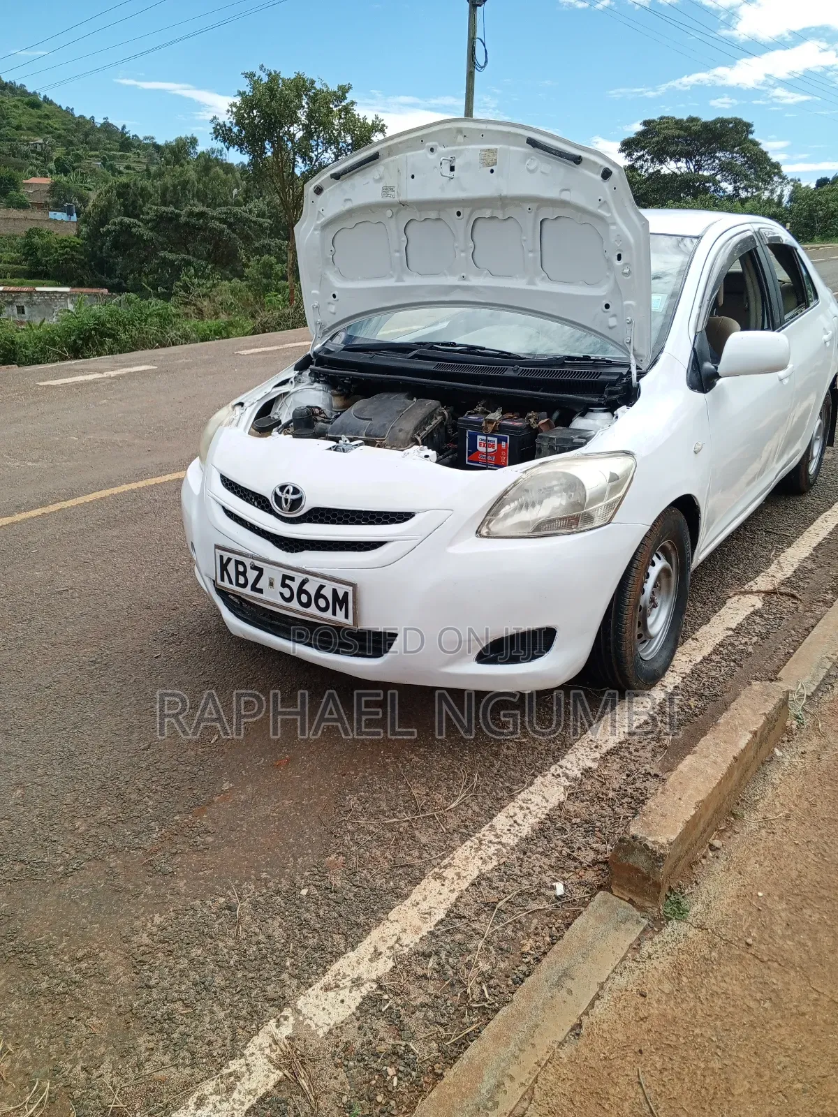 Toyota Belta 2007 White