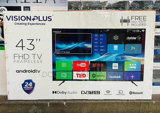 Vision Plus 43′′ FHD Frameless Android Smart Tv