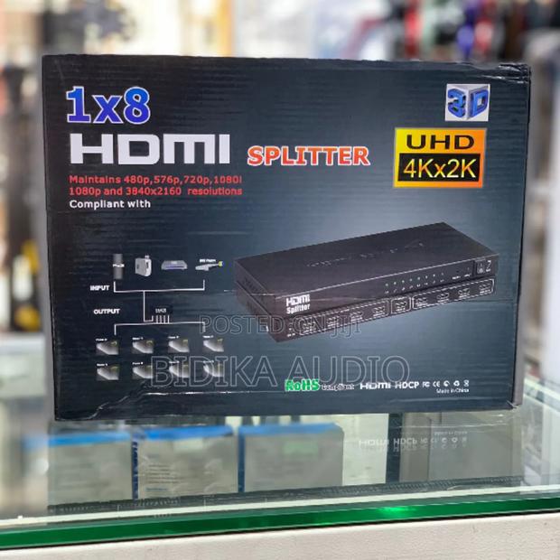Hdmi Splitter 8 Way – High-Performance 1×8 Distribution