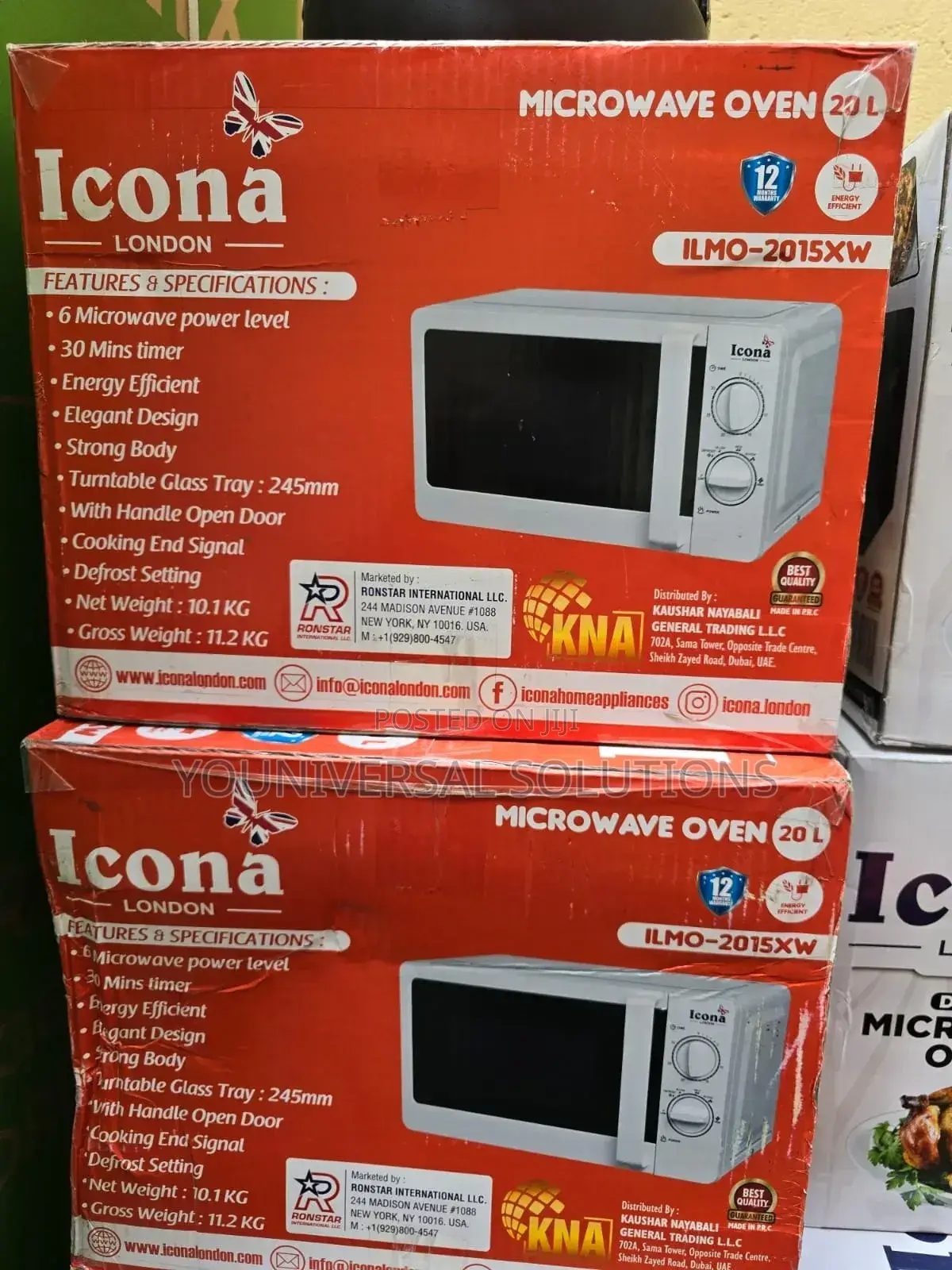 20 Litres Icona Manual Microwave