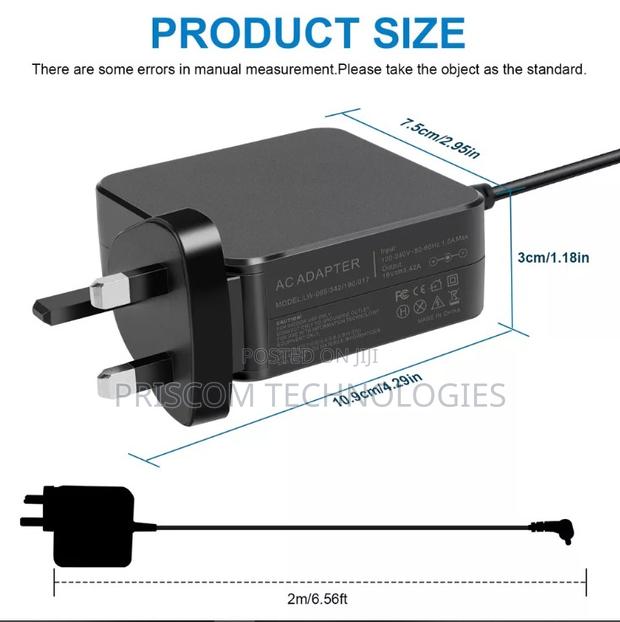 Asus Laptop Charger Complete With Power Cable - 19v, 1.75a - thumbnail 2