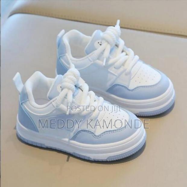 Sky Blue Kids Sneakers - main view