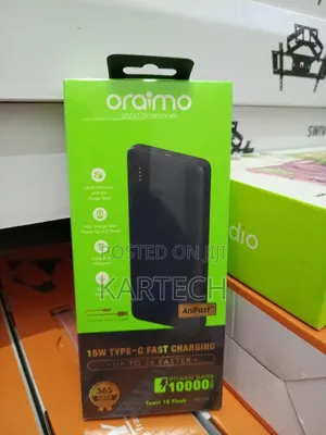 Oraimo 15w Fast Charging 10,000mah Power Bank
