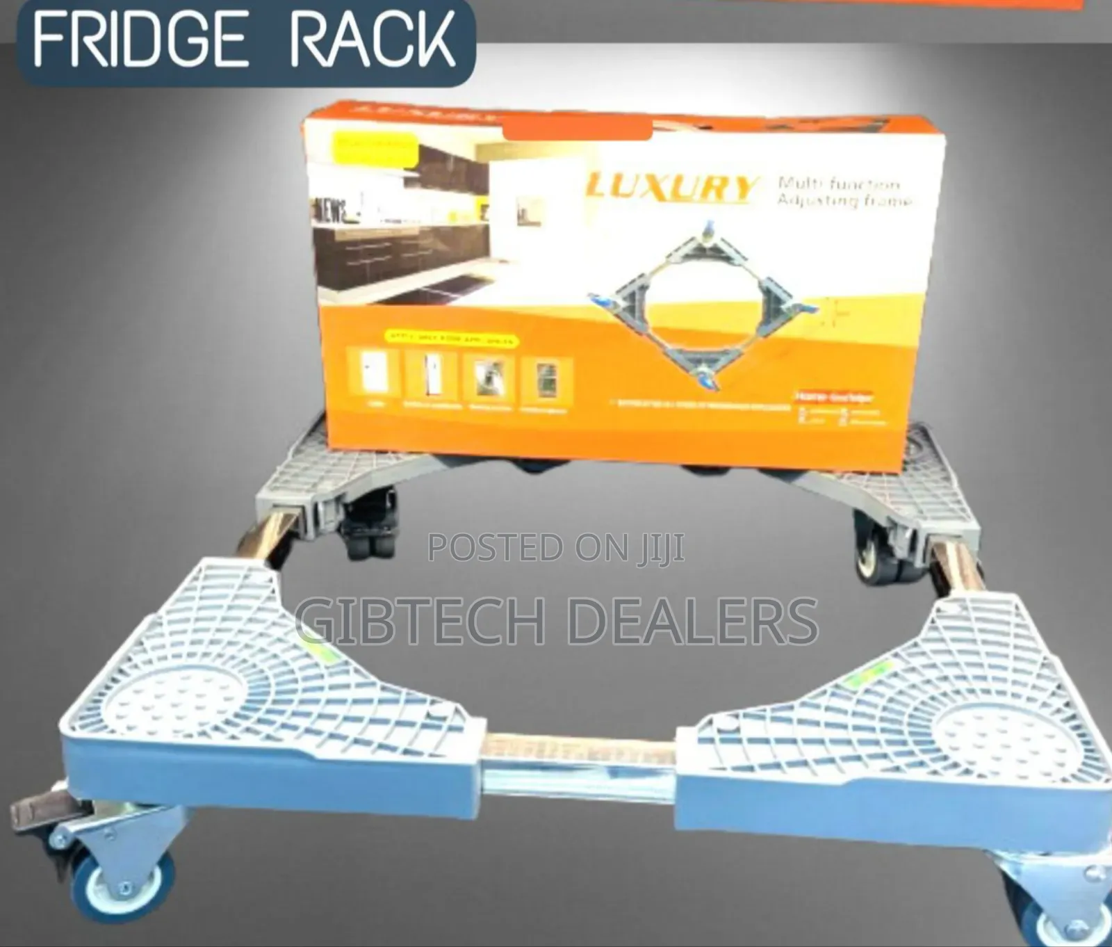 Adjustable Multifunctional Fridge Stand/Rack