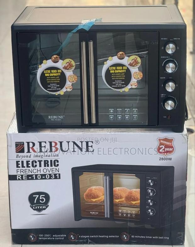 75 Litres Rebune Re-10-031 Commercial Double Door Oven
