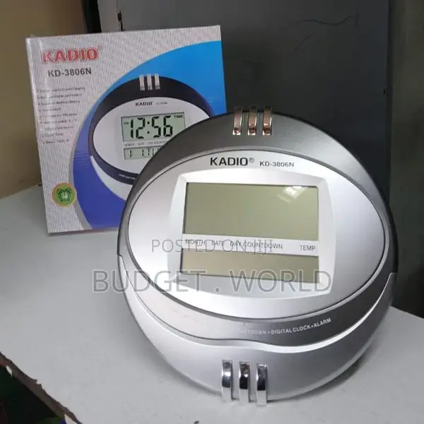 Digital Table Desk Alarm Clock With Temperature Date Snooze