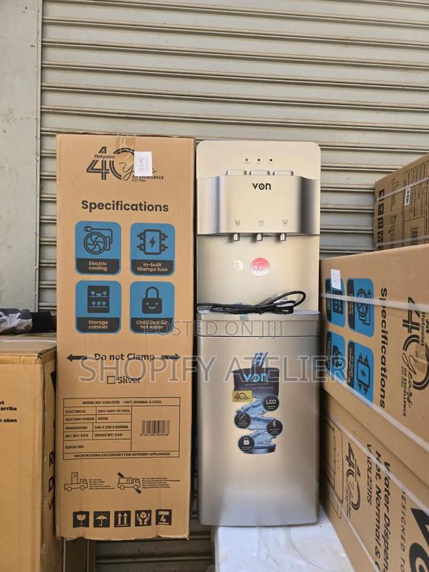 Von 3 Taps Hot Normal and Cold Water Dispenser - main view