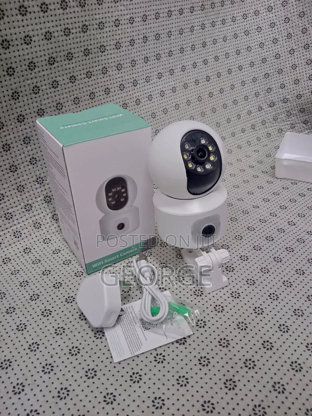 New Dual Lens 1080p Wifi PTZ Camera Nanny Camera