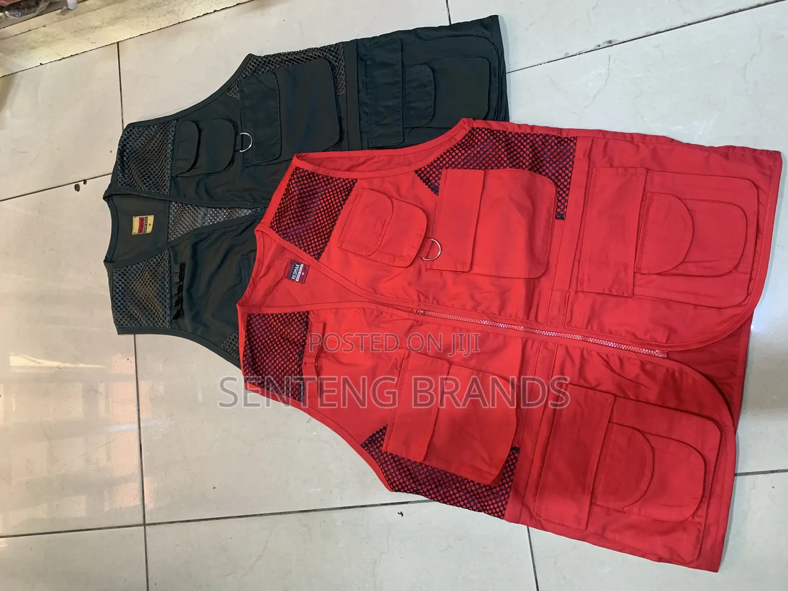 Red And Jungle Green Safari Jackets