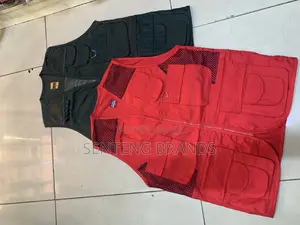 Red And Jungle Green Safari Jackets