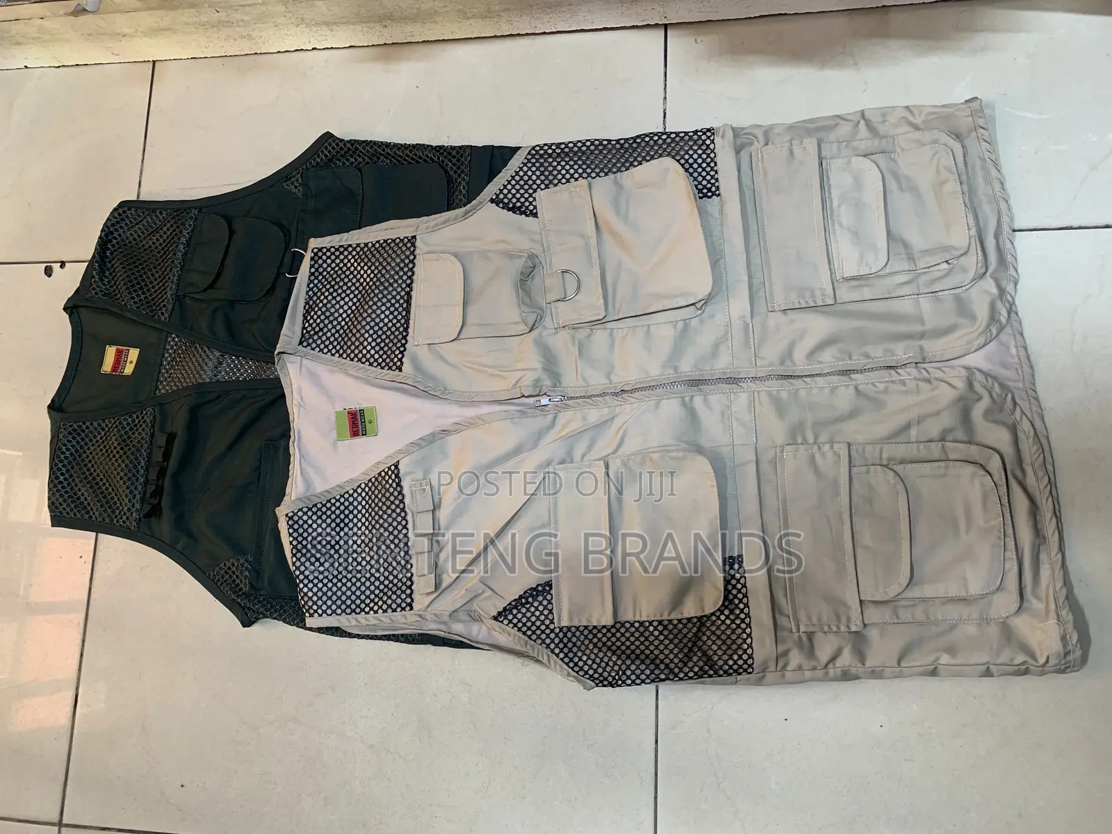 Dark Green And Beige Safari Jackets