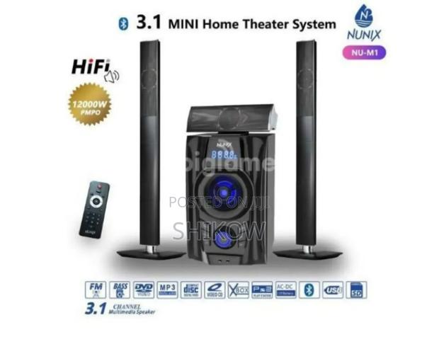 Nunix 3.1ch Nu- M1 Home Theater Speaker System at 6700 - main view