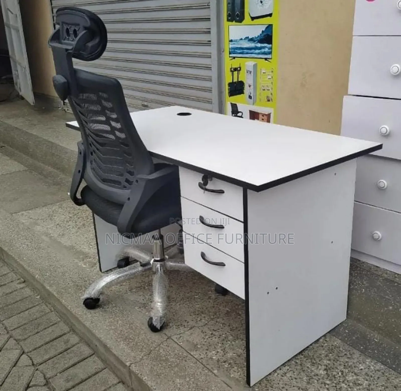 0.9 Study Desk And Office Seat Combo