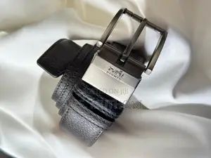 Leather Belt for Men Double Sided, Black and Brown Availab