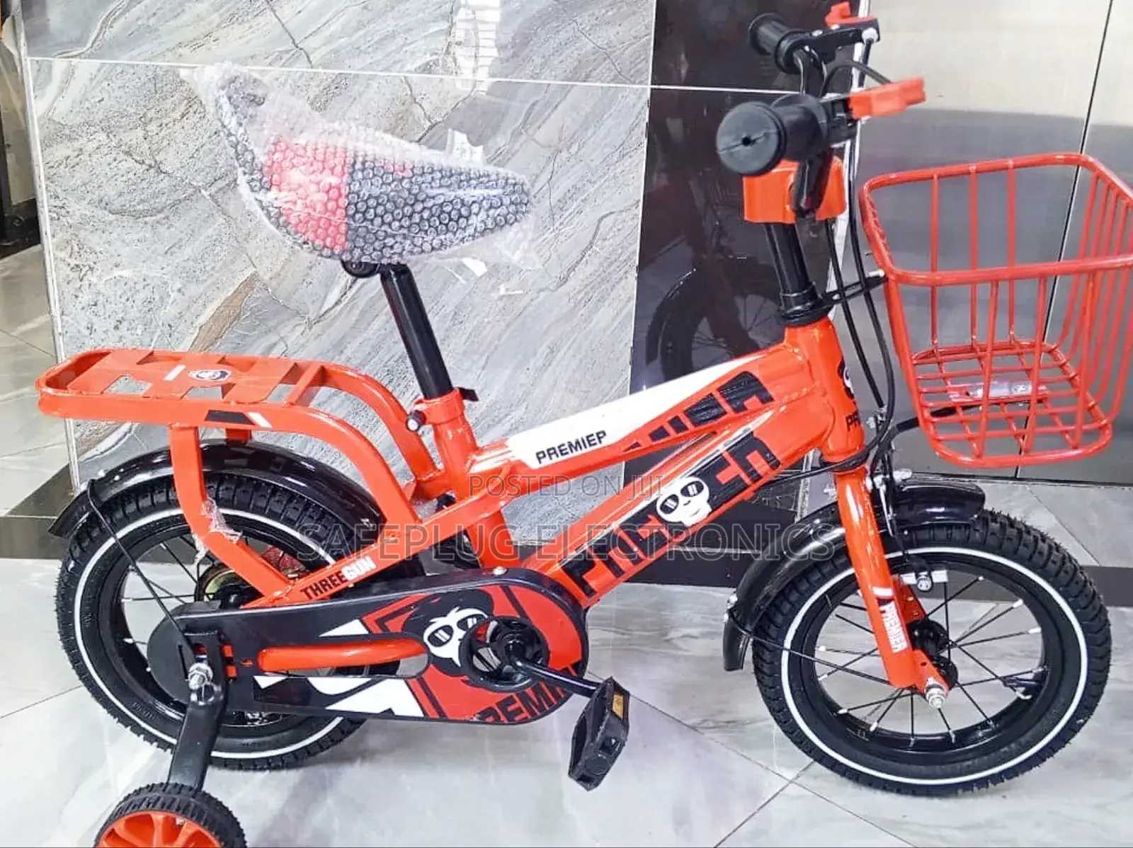 Size 12" - Superboss Red Designed Bicycle/ Wheels