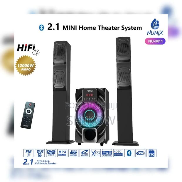 Nunix 2.1ch Nu- M11 Home Theater Speaker System Tall Boy