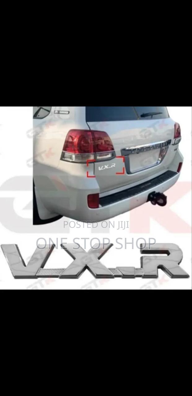 VXR Chrome Decal Badge
