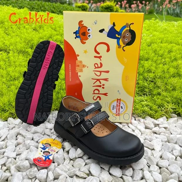 Stylish Crabkids Wetlook School Shoes for Girls